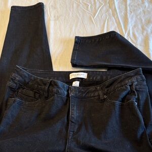 Lane Bryant Women's Mid-Rise Super Stretch Skinny  Dark Jeans , 16 , $15